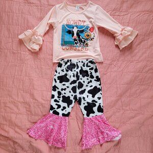 Cowgirl Baby Girl's Outfit Set Size 12-18 Months